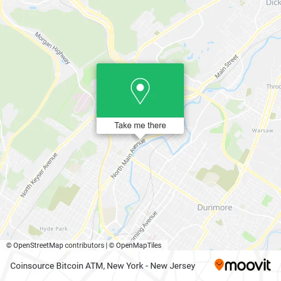 Coinsource Bitcoin ATM map