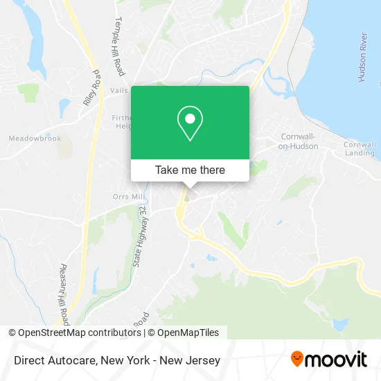 Direct Autocare map