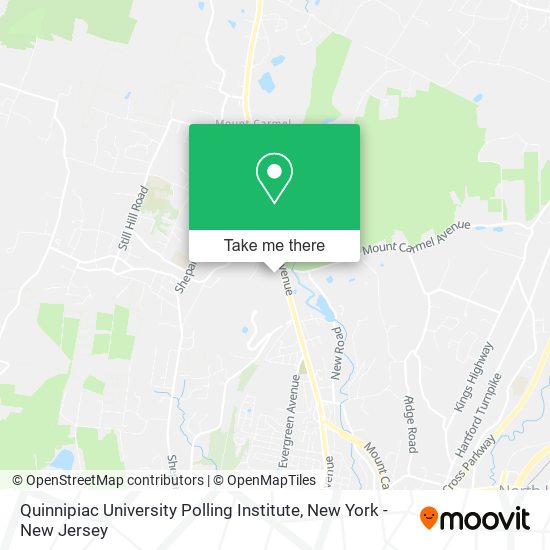 Quinnipiac University Polling Institute map