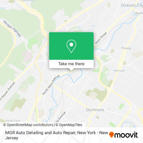 Mapa de MGR Auto Detailing and Auto Repair