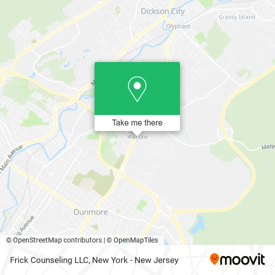 Mapa de Frick Counseling LLC