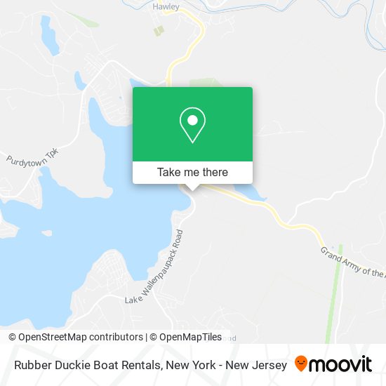 Mapa de Rubber Duckie Boat Rentals