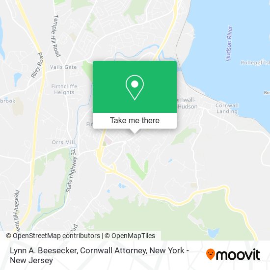 Mapa de Lynn A. Beesecker, Cornwall Attorney