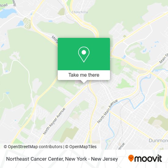 Northeast Cancer Center map