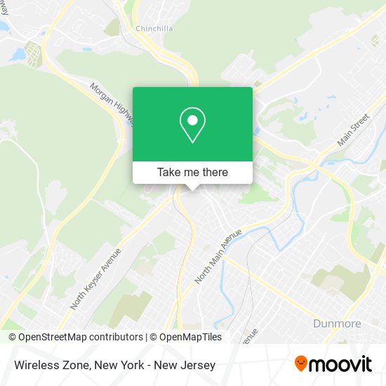 Mapa de Wireless Zone