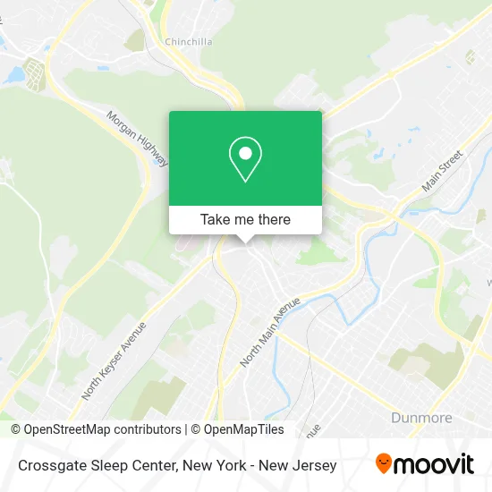 Crossgate Sleep Center map