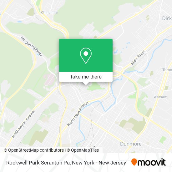 Mapa de Rockwell Park Scranton Pa
