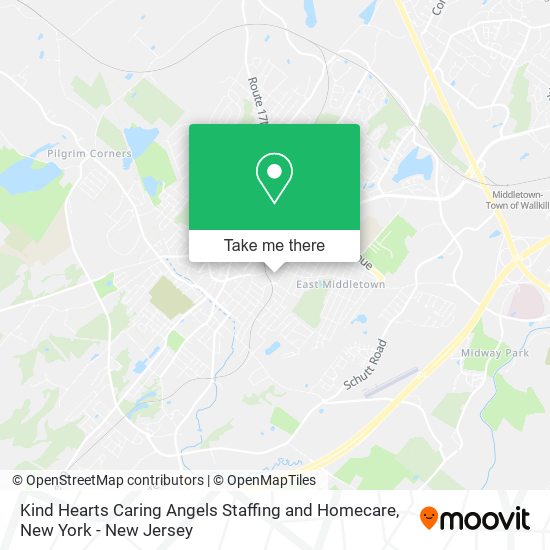 Kind Hearts Caring Angels Staffing and Homecare map