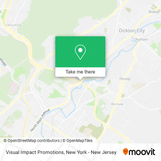 Visual Impact Promotions map