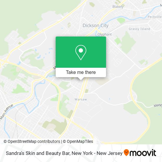Sandra's Skin and Beauty Bar map