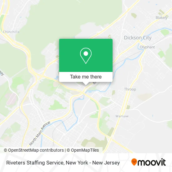 Riveters Staffing Service map