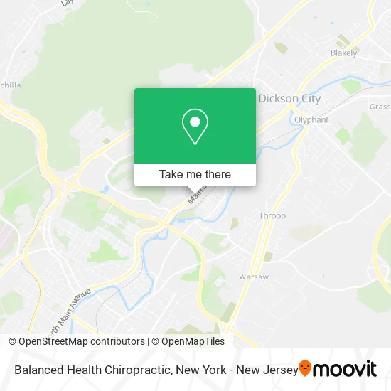 Balanced Health Chiropractic map
