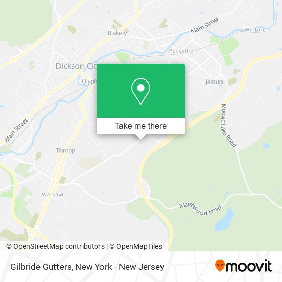 Mapa de Gilbride Gutters