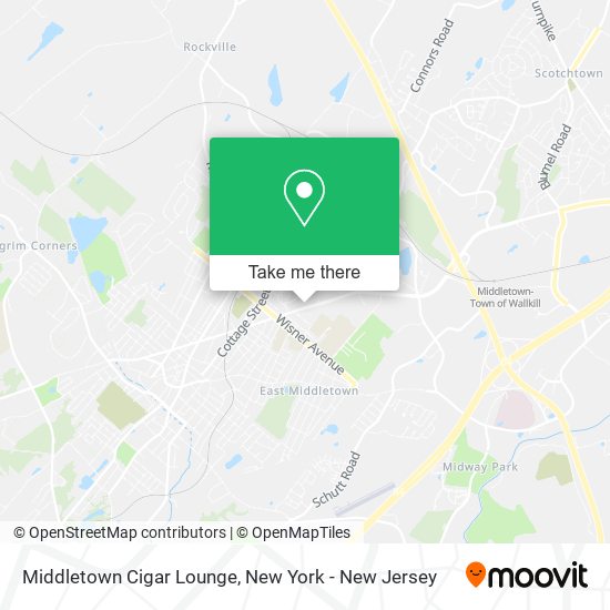 Mapa de Middletown Cigar Lounge