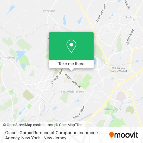 Mapa de Gissell Garcia Romano at Comparion Insurance Agency