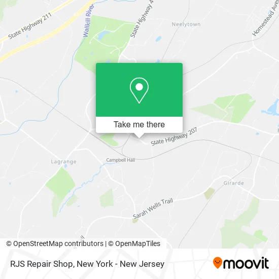 RJS Repair Shop map