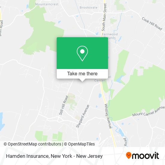 Hamden Insurance map