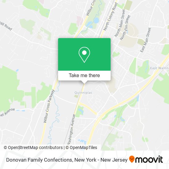 Donovan Family Confections map