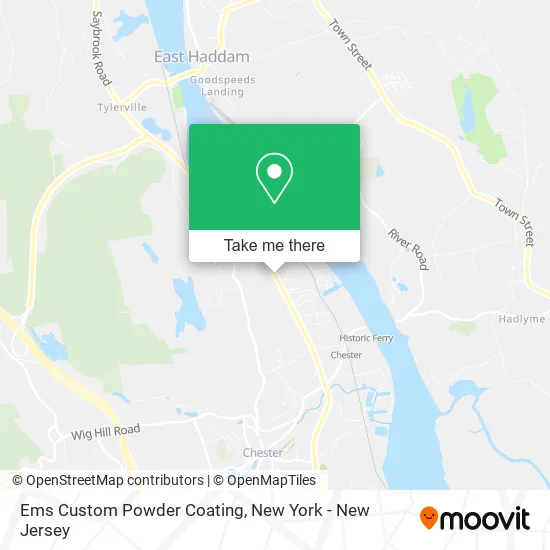 Ems Custom Powder Coating map