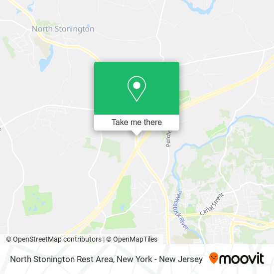 Mapa de North Stonington Rest Area