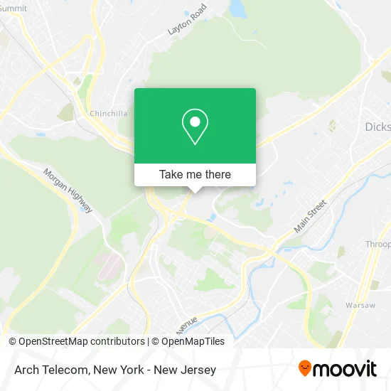 Mapa de Arch Telecom