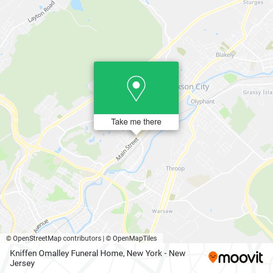 Kniffen Omalley Funeral Home map