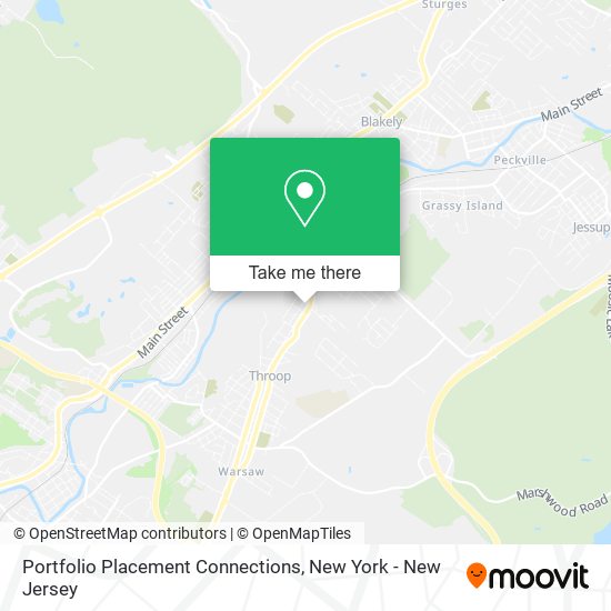 Portfolio Placement Connections map