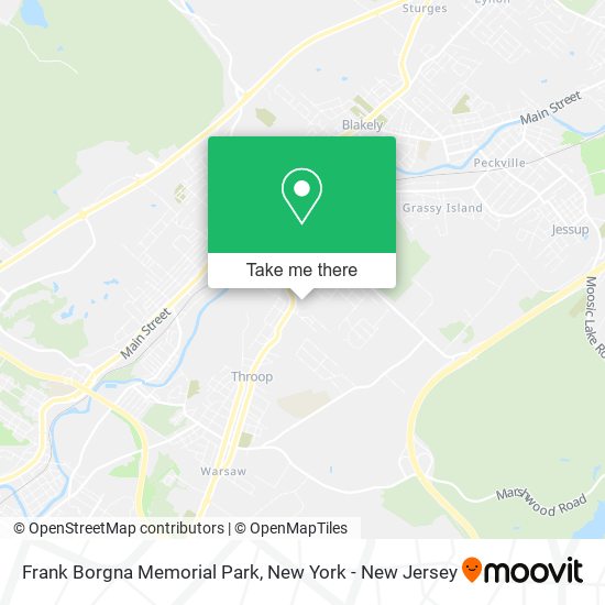 Frank Borgna Memorial Park map