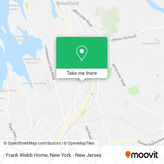 Frank Webb Home map