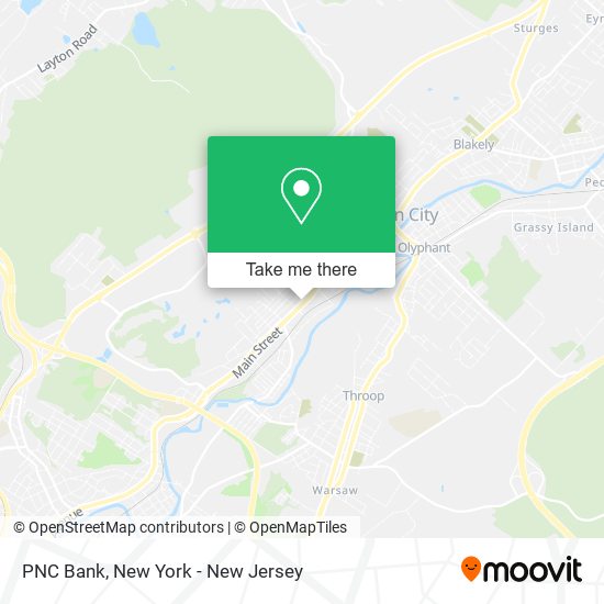 PNC Bank map