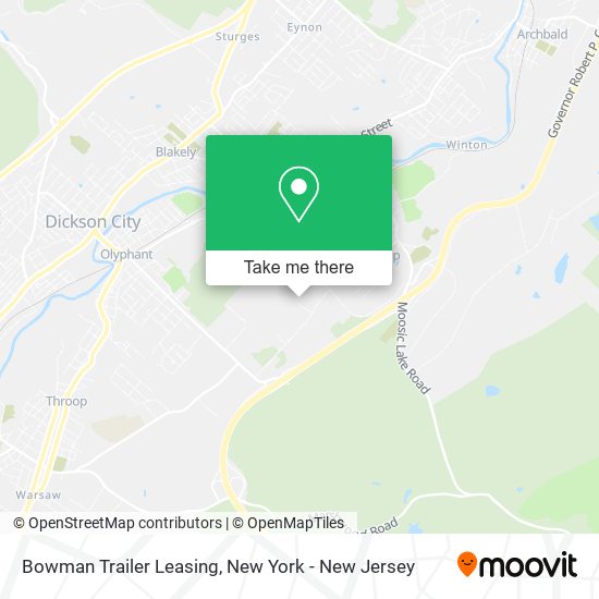 Bowman Trailer Leasing map