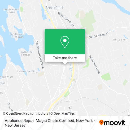 Appliance Repair Magic Chefe Certified map