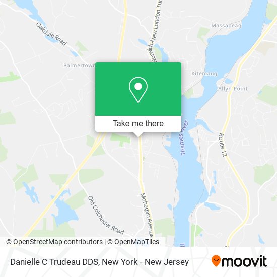 Mapa de Danielle C Trudeau DDS