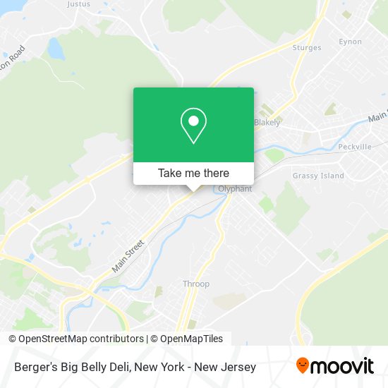 Mapa de Berger's Big Belly Deli