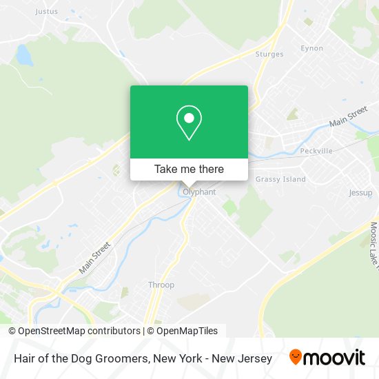 Mapa de Hair of the Dog Groomers