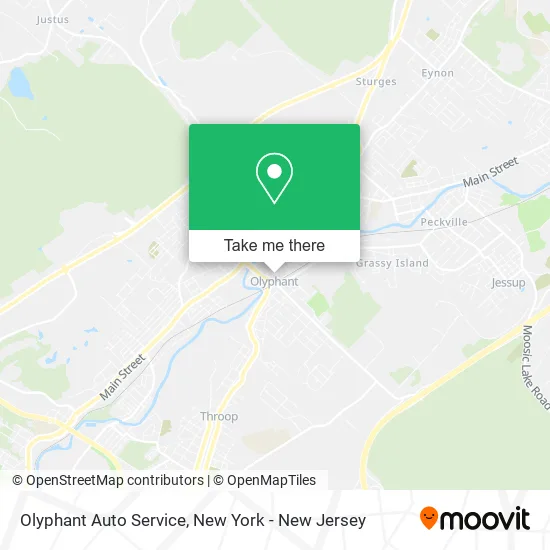 Olyphant Auto Service map
