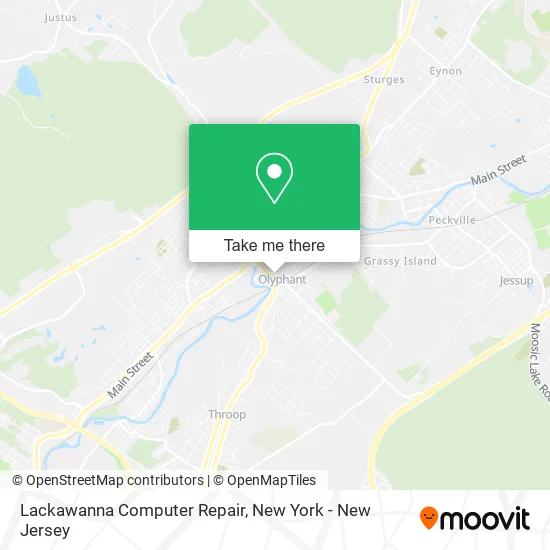 Lackawanna Computer Repair map