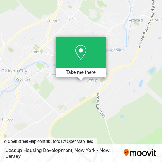 Jessup Housing Development map