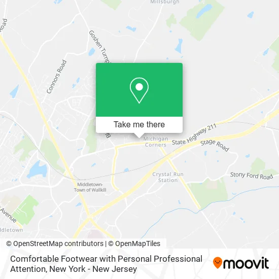 Comfortable Footwear with Personal Professional Attention map