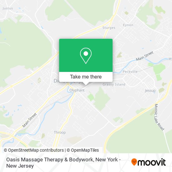 Oasis Massage Therapy & Bodywork map