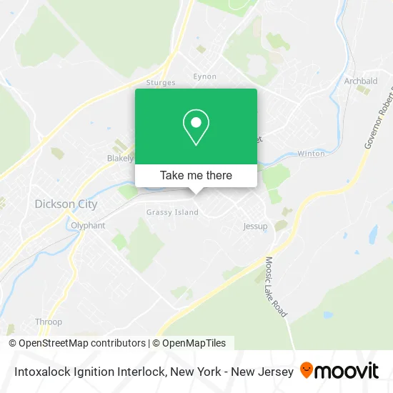 Intoxalock Ignition Interlock map