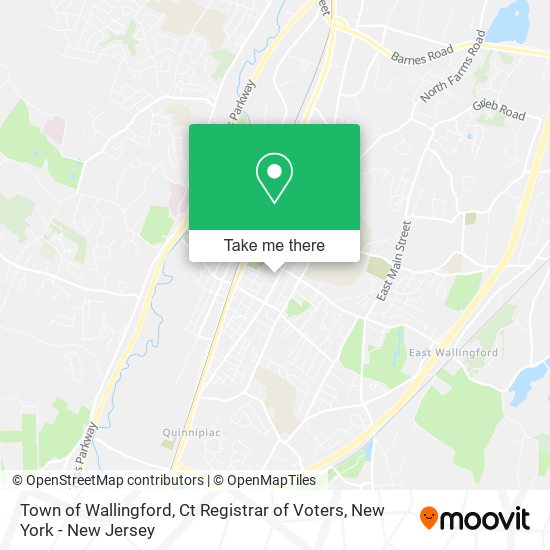 Mapa de Town of Wallingford, Ct Registrar of Voters