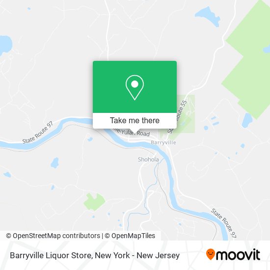 Mapa de Barryville Liquor Store