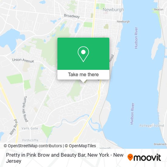Pretty in Pink Brow and Beauty Bar map