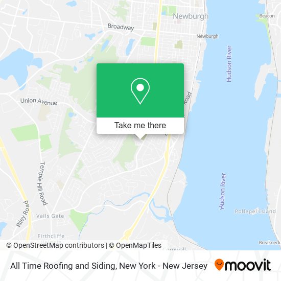 All Time Roofing and Siding map