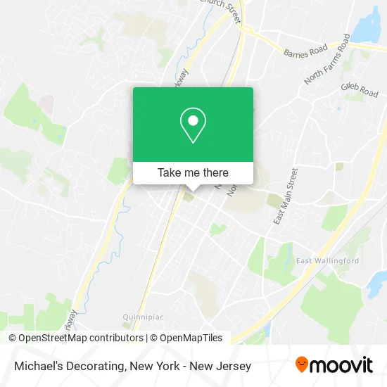 Michael's Decorating map