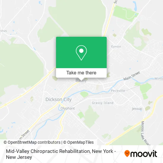 Mid-Valley Chiropractic Rehabilitation map