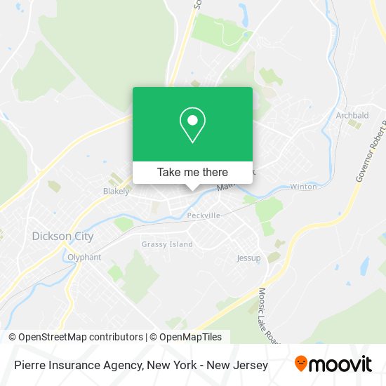 Mapa de Pierre Insurance Agency
