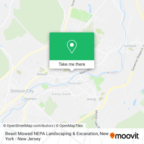 Beast Mowed NEPA Landscaping & Excavation map