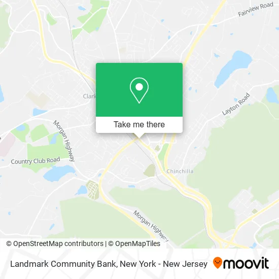 Landmark Community Bank map